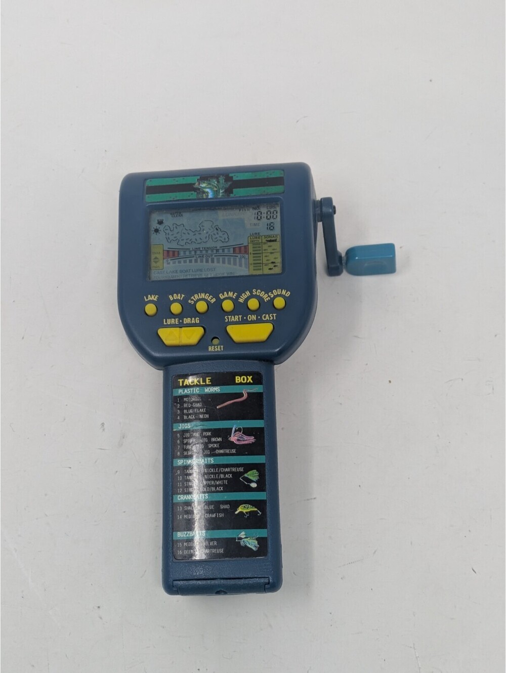 Radica Bass Fishin' Handheld Electronic Fishing Game 1996 - Tested